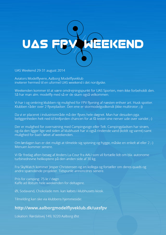 UAS/FPV Weekend 2014